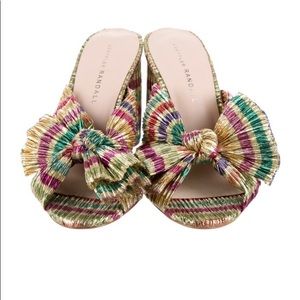 Loeffler randall penny knot heels in candy